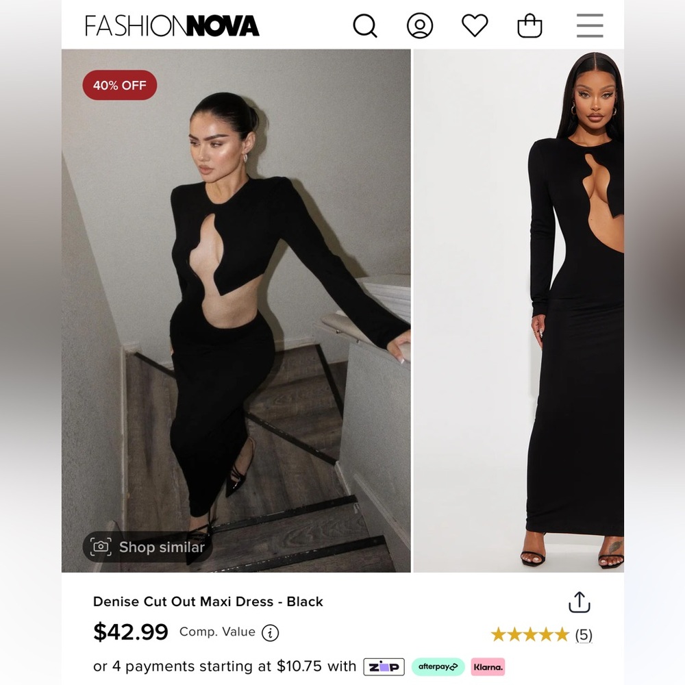 Denise Cut Out Maxi Dress